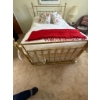 Image 2 : Brass Bed Frame with Kingsdown Mattress and Box Spring