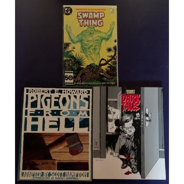 DC Comics 'Swamp Thing', 'Pigeon From Hell' & 'Dark Tales' Comic Collection 