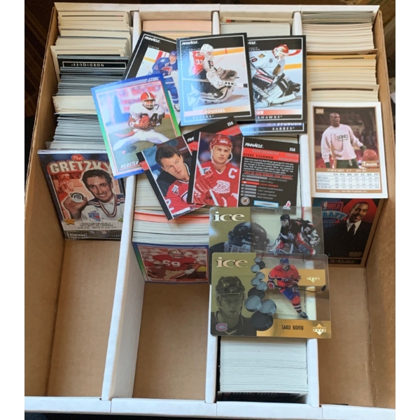 Pucks & Balls Collectable Card Bundle - Pinnacle Skybox Post Ice & More