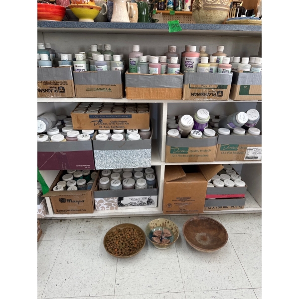 473 mil paints all items on shelf included