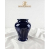 Image 1 : Royal Doulton Stoneware Vase with Cobalt Glaze, 9-Inch Height