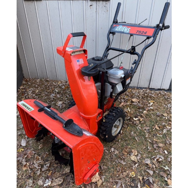 Ariens 7524 Two-Stage Snow Blower  7.5 Horsepower 24" Clearing  Intake Height-17"