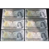 Image 3 : Canadian $1 Bills Consecutive Serial Numbers