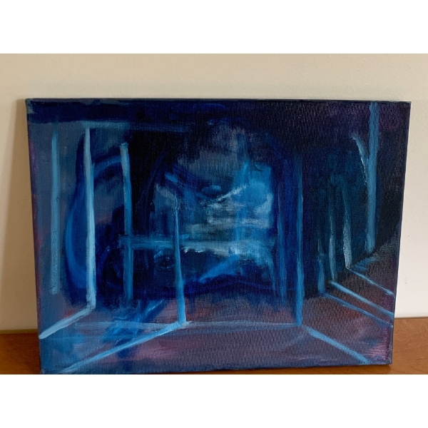 Lauri Ansell Ghost Portal Canvass Board  12 x 16