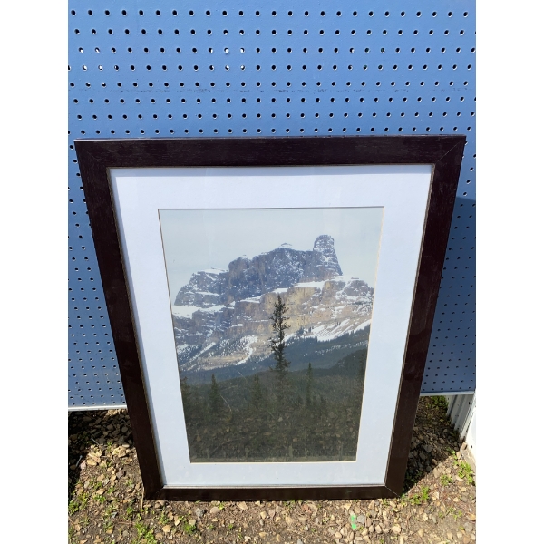Framed Mountain Landscape Photographs