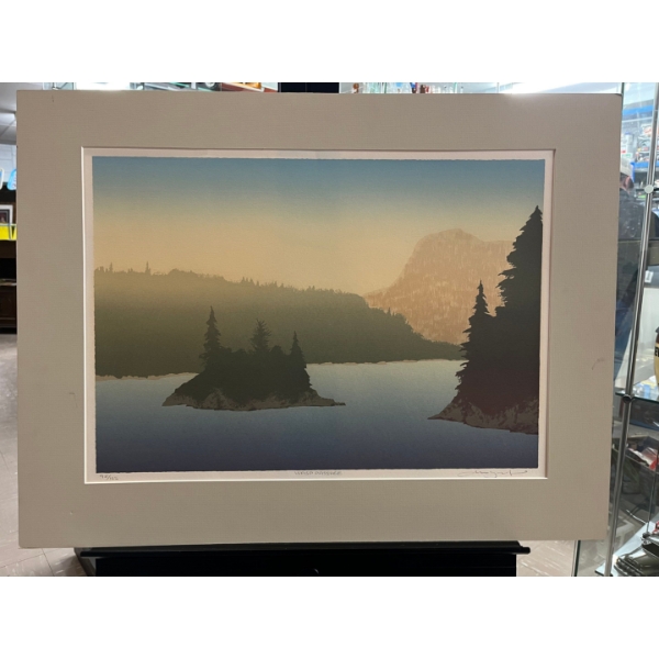  Peter and Traudl Markgraf,  popular images of British Columbia screen-print Wasp Passage /165