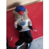 Image 4 : OIlers Toy Bear, Fufel Doll Hole in Foot and Wayne Gretzky Cereal Boxes. Some Boxes have Cereal