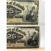 Image 4 : 1900 dominion of Canada $.25 shinplaster both in amazing condition 