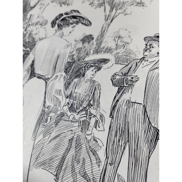 Klondike Poster, Old Sketches and Advertisement