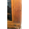 Image 5 : Antique Art Deco Walnut China Hutch - Jacobean Style 35x15x62