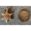Image 3 : 1939-1945 Star WW2 Campaign Medal, Trench Made Match Safe, 1 Florin Pin & Bavarian Marksmanship Pin
