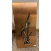 Image 9 : Flowers 3D Relief 11.5 x 20, Metal Art 7 x 16, Trays 20 x 12 (Can Also be Hung)