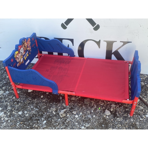 Paw Patrol Toddler Bed Frame Red and Blue