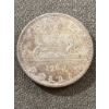 Image 1 : 1965 Canadian Silver Dollar Coin Depicting Canoe Scene and Queen Elizabeth II
