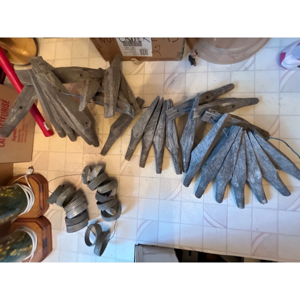 collection of insulator wood post all hand picked 