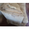 Image 3 : Beige w/ Floral: Chair 36 w, 32 d, 27 h and Couch 83 w, 32 d, 27 h