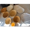 Image 1 : Selection Of Antique Mixing Bowls With 2 Large White Serving Trays 