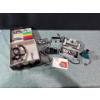 Image 1 : Canon, Pentax, & Polaroid Camera With Flash Attachment 
