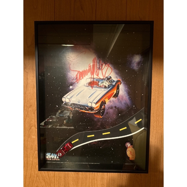 Heavy Metal Rock Fantastical Sci-Fi Funky Vessel Framed Poster 15x19"tall