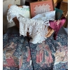 Image 1 : Bundle Of Home Decor- Doilys Tapestries Basket & More
