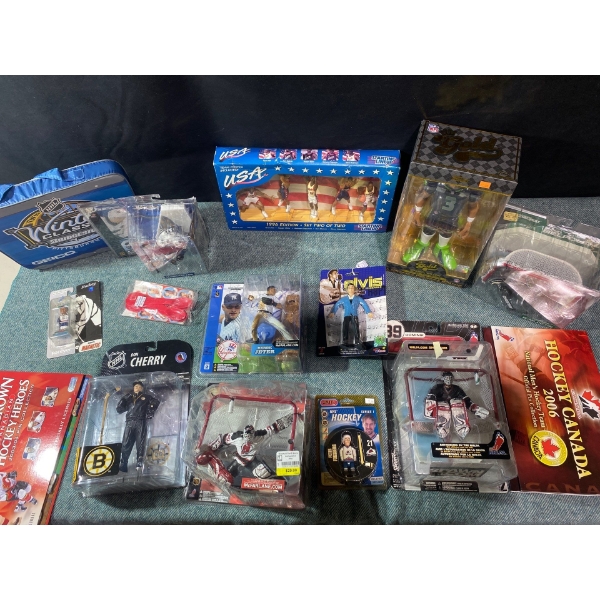 Sports Collectables: Derek Jeter Figure, Team Canada Collectable Pins & More