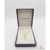 Image 1 : Sterling Silver Gold Plated St Christopher Pendant & Necklace