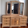Image 1 : Bernhardt Birds Eye Maple Vanity Beveled Mirrors 757L x 83T x 23D