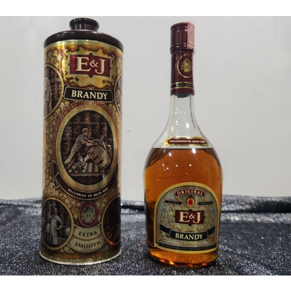 Vintage 1978 E&J Brandy, VS Expression, In Commemorative Tin, 750ml