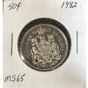 Image 1 : 1982 MS65 Canadian Half Dollar