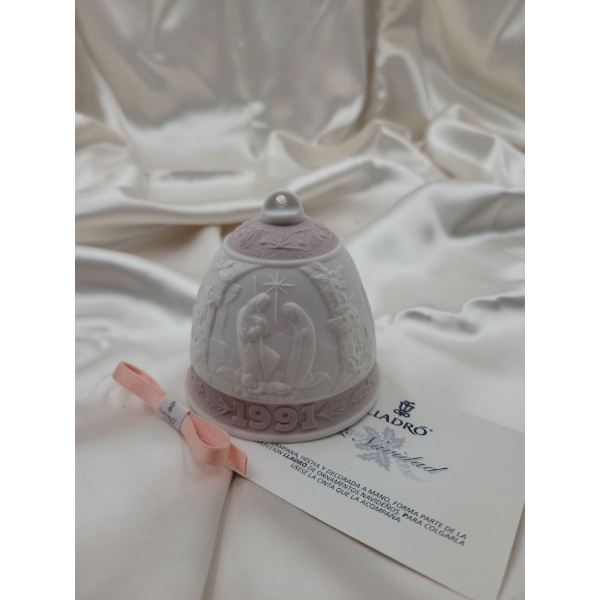 LLADRO Porcelain - 1991 Christmas Bell 3.5T