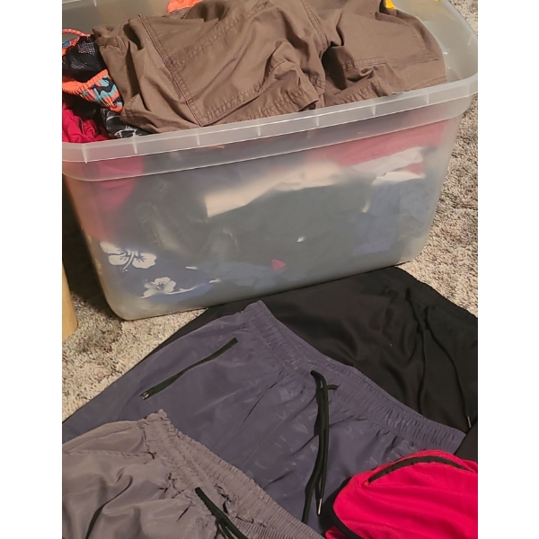 Selection of Swim Trunks, Shorts and Workout Pants, Assorted Sizes (Youth, Adult)