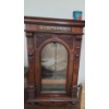Image 1 : Antique Symphonion Disk Player in English Oak Cabinet 25 W, 15 D, 38 T, Extra Discs and Coins