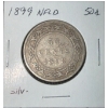 Image 3 : 1899 Newfoundland 50 Cent Coin 92.5% Silver 11.78 Grams