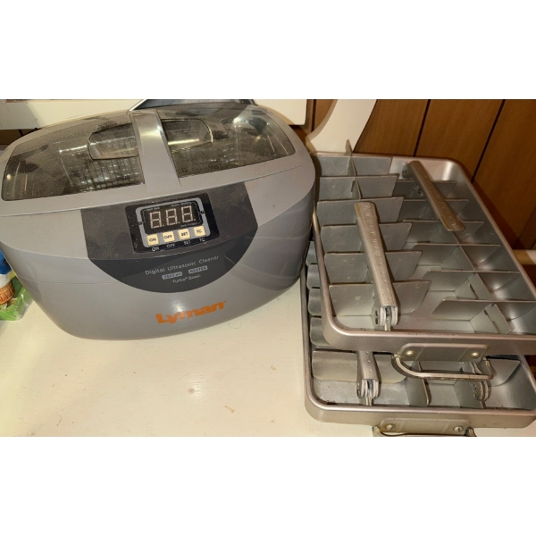 Old School Metal Ice Cube Trays w/Digital Ultrasonic Cleaner by Lyman
