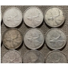 Image 3 : Canadian 25-cent Pieces 80% Silver 64.13 Grams