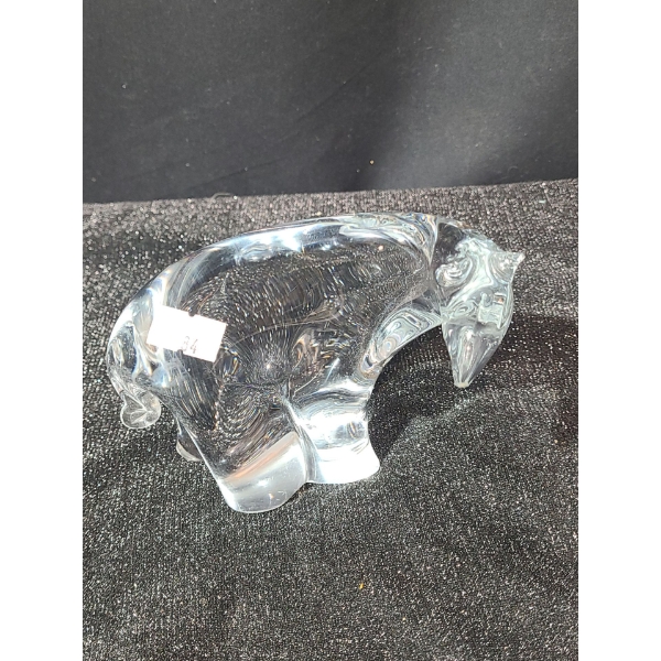 Glass Polar Bear Decor 5 W, 3 D, 4 T 