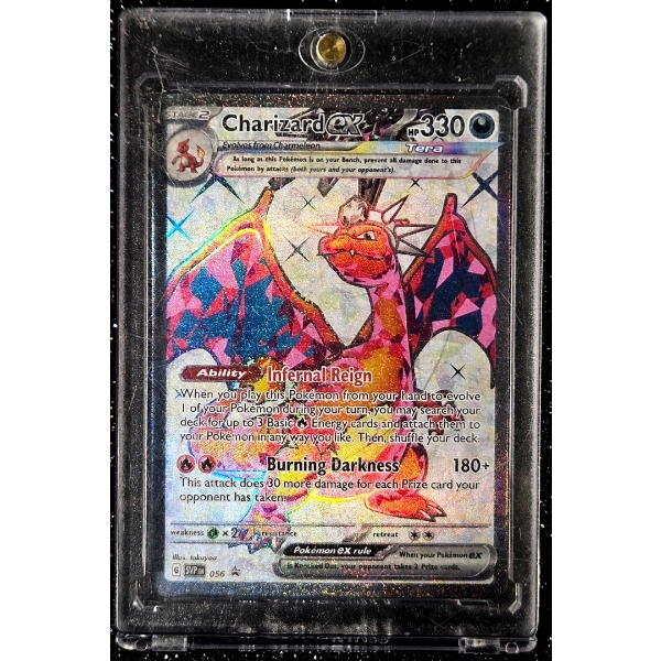 Charizard EX Full Art Promo Holo Card - Pokémon Scarlet & Violet Black Star (Authentic, 2023)