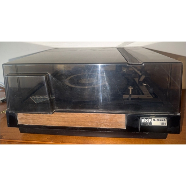 Vintage McDonald 5500 Turntable Changer / Vinyl Record Player Console 
