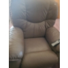 Image 1 : La-Z-Boy Beige Leather Reclining Massage Chair 39 w, 32 d, 40 h 