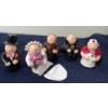Image 3 : Canine Creche 7 Pc Set By Roman (Nativity) Plus Bride & Groom Figures (Bride is Broken) 