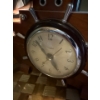 Image 5 : Awesome Vintage Wooden/Metal Sea Ship Clock & Light, Works - 19W 