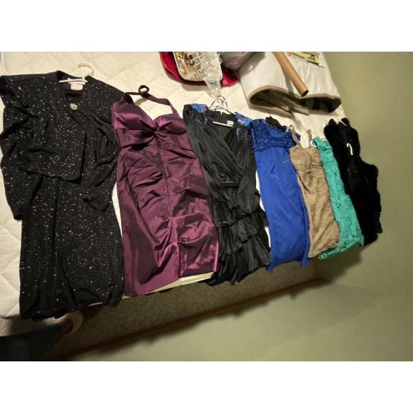 Great Selection Of Vintage Dresses/Jackets Some Retail For $450 Sold All Together 9 In Total 