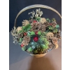 Image 11 : Holiday Decor Items With Metal Basket And Welcome Plaque