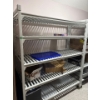 Image 2 : Heavy Duty Plastic Shelving For Storage Room or Root Cellar or Cold Room L118" W23" H72" Contents No