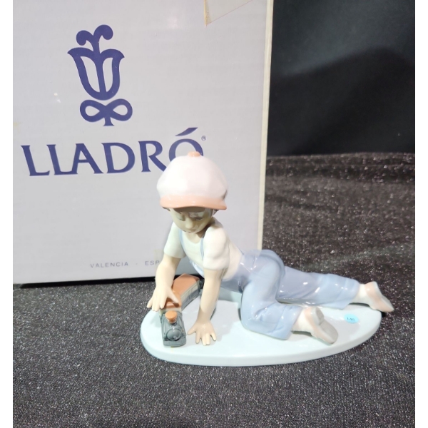 Lladro Figurine "All Abord" 7.5 W, 3.5 D, 5.5 T w/ Box