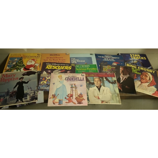 Selection of Records: Holiday, Mary Poppins, and More!