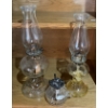 Image 1 : Three Antique Oil Lamps - One Has No Wind Guard 18T