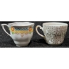 Image 5 : Four Fine Bone China Tea Cups with Matching Saucers, Mixed Floral Designs