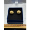 Image 1 : Christian Dior Gold Plated Clip-on Earrings with Signature