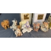 Image 1 : Krystonia Hand Painted Figurines, Made in England w/ Certificates,  6 Pieces - Largest ~5in Long